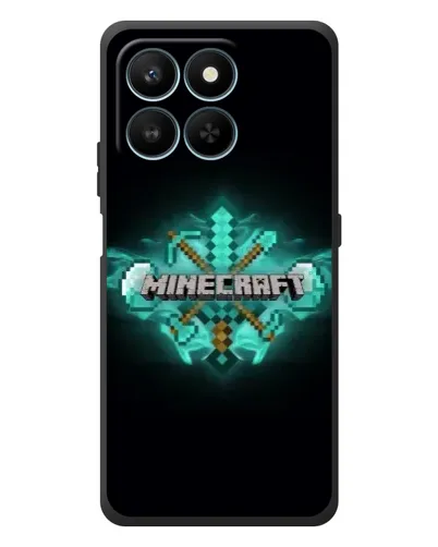 Чехол для Huawei Honor 400 Smart с картинкой «Minecraft Diamond лого»