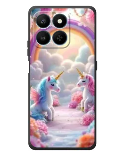 Чехол для Huawei Honor 400 Smart с картинкой «Радуга и единороги» Чехол для Huawei Honor 400 Smart с картинкой «Радуга и единороги»