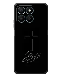 Чехол для Huawei Honor 400 Smart с картинкой «Графический крест Jesus»
