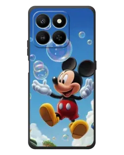 Чехол для Huawei Honor 400 Smart с картинкой «Mickey и мыльные пузыри»