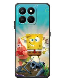 Чехол для Huawei Honor 400 Smart с картинкой «Спанч Боб победитель»