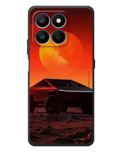 Чехол для Huawei Honor 400 Smart с картинкой «Cybertruck на Марсе»