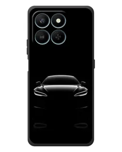 Чехол для Huawei Honor 400 Smart с картинкой «Силуэт Tesla Night» Чехол для Huawei Honor 400 Smart с картинкой «Силуэт Tesla Night»