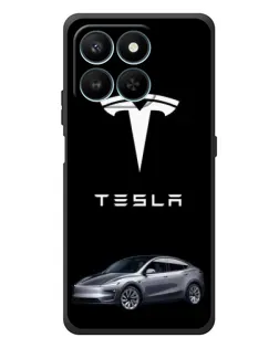 Чехол для Huawei Honor 400 Smart с картинкой «Tesla Model Y» Чехол для Huawei Honor 400 Smart с картинкой «Tesla Model Y»