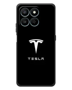 Чехол для Huawei Honor 400 Smart с картинкой «Tesla White Logo» Чехол для Huawei Honor 400 Smart с картинкой «Tesla White Logo»