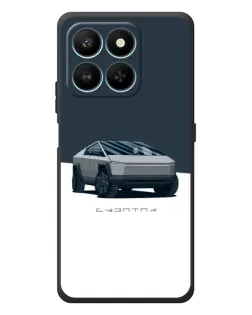 Чехол для Huawei Honor 400 Smart с картинкой «Серебристый Cybertruck Tesla» Чехол для Huawei Honor 400 Smart с картинкой «Серебристый Cybertruck Tesla»