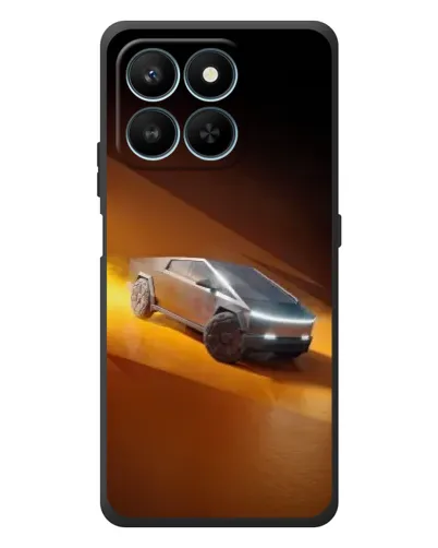 Чехол для Huawei Honor 400 Smart с картинкой «Cybertruck в пустыне»