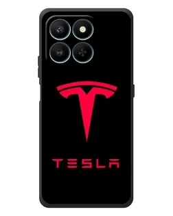 Чехол для Huawei Honor 400 Smart с картинкой «Tesla Red Logo» Чехол для Huawei Honor 400 Smart с картинкой «Tesla Red Logo»