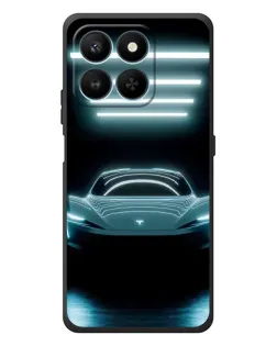 Чехол для Huawei Honor 400 Smart с картинкой «Tesla в неоне» Чехол для Huawei Honor 400 Smart с картинкой «Tesla в неоне»