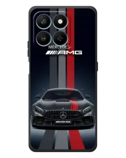 Чехол для Huawei Honor 400 Smart с картинкой «Mercedes — белый карбон» Чехол для Huawei Honor 400 Smart с картинкой «Mercedes — белый карбон»
