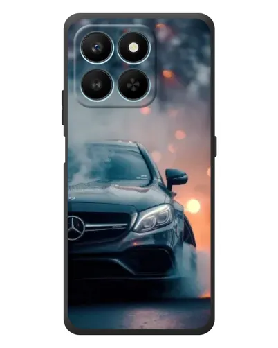 Чехол для Huawei Honor 400 Smart с картинкой «Mercedes — ночной город» Чехол для Huawei Honor 400 Smart с картинкой «Mercedes — ночной город»