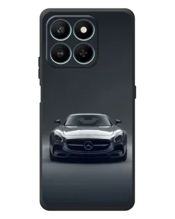 Чехол для Huawei Honor 400 Smart с картинкой «Mercedes на черном»