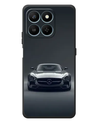 Чехол для Huawei Honor 400 Smart с картинкой «Mercedes на черном» Чехол для Huawei Honor 400 Smart с картинкой «Mercedes на черном»