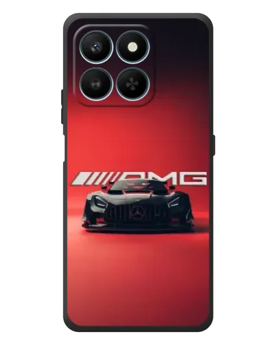 Чехол для Huawei Honor 400 Smart с картинкой «Mercedes AMG — красная линия» Чехол для Huawei Honor 400 Smart с картинкой «Mercedes AMG — красная линия»