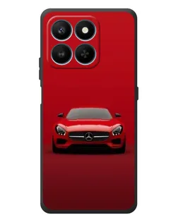 Чехол для Huawei Honor 400 Smart с картинкой «Красный Mercedes AMG»