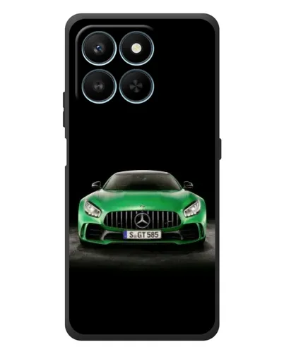 Чехол для Huawei Honor 400 Smart с картинкой «Mercedes — неоновый лого» Чехол для Huawei Honor 400 Smart с картинкой «Mercedes — неоновый лого»