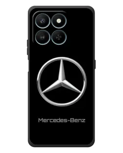 Чехол для Huawei Honor 400 Smart с картинкой «Mercedes Silver Logo»