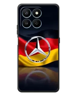 Чехол для Huawei Honor 400 Smart с картинкой «Mercedes — флаг Германии»