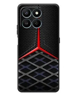 Чехол для Huawei Honor 400 Smart с картинкой «Mercedes Carbon Grid»