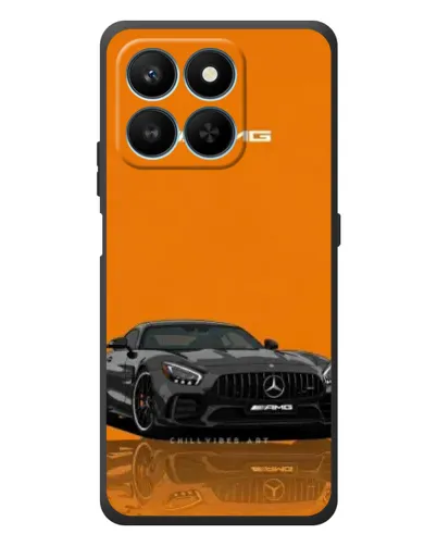 Чехол для Huawei Honor 400 Smart с картинкой «Оранжевый Mercedes AMG» Чехол для Huawei Honor 400 Smart с картинкой «Оранжевый Mercedes AMG»