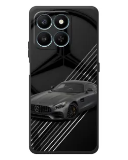 Чехол для Huawei Honor 400 Smart с картинкой «Mercedes AMG — графика»