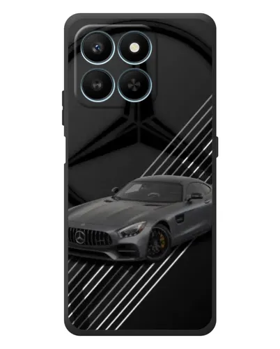 Чехол для Huawei Honor 400 Smart с картинкой «Mercedes AMG — графика» Чехол для Huawei Honor 400 Smart с картинкой «Mercedes AMG — графика»