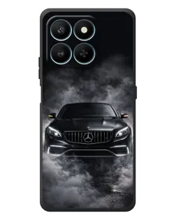 Чехол для Huawei Honor 400 Smart с картинкой «Mercedes в дыму»