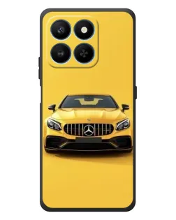 Чехол для Huawei Honor 400 Smart с картинкой «Желтый Mercedes GT»