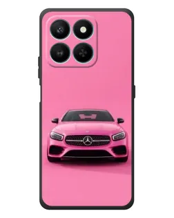 Чехол для Huawei Honor 400 Smart с картинкой «Розовый Mercedes AMG»