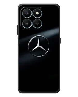 Чехол для Huawei Honor 400 Smart с картинкой «Mercedes на металле»