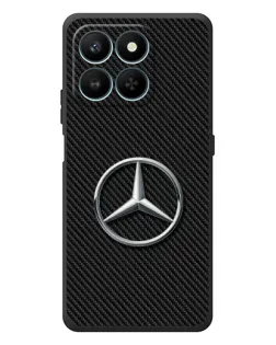 Чехол для Huawei Honor 400 Smart с картинкой «Карбоновый Mercedes стиль»