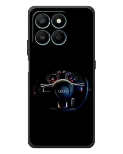 Чехол для Huawei Honor 400 Smart с картинкой «Салон Audi — руль» Чехол для Huawei Honor 400 Smart с картинкой «Салон Audi — руль»