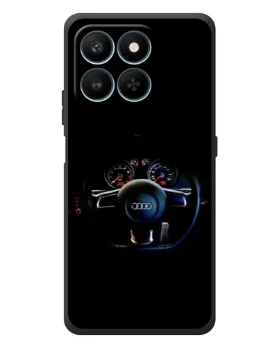 Чехол для Huawei Honor 400 Smart с картинкой «Салон Audi — руль»
