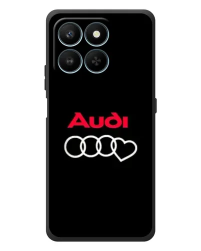 Чехол для Huawei Honor 400 Smart с картинкой «Логотип Audi Heart»