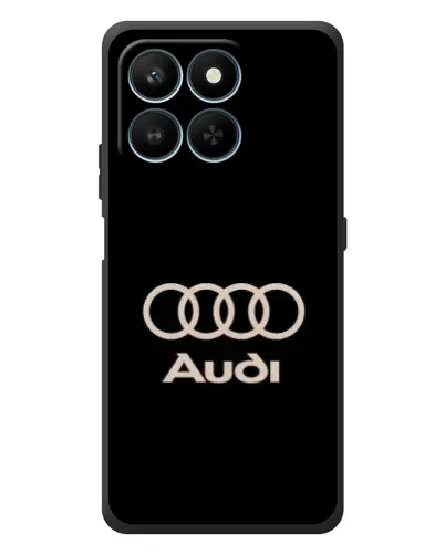 Чехол для Huawei Honor 400 Smart с картинкой «Audi — золотой логотип»