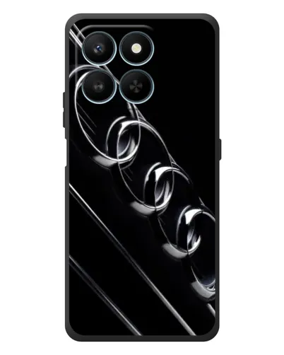 Чехол для Huawei Honor 400 Smart с картинкой «Audi — абстрактные кольца»