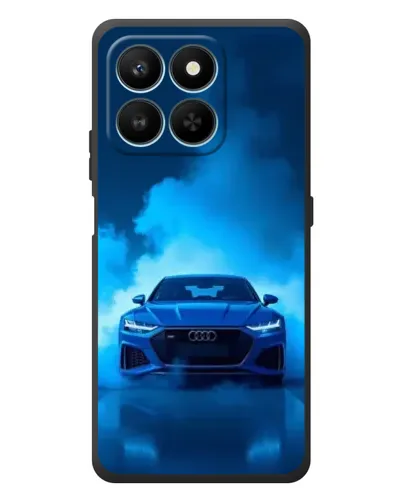 Чехол для Huawei Honor 400 Smart с картинкой «Audi — голубая энергия»