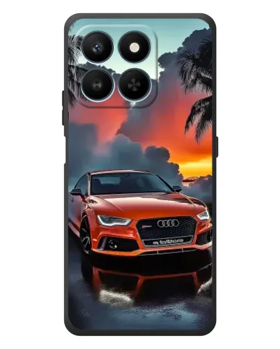 Чехол для Huawei Honor 400 Smart с картинкой «Audi — закат»