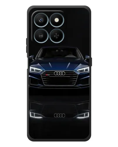 Чехол для Huawei Honor 400 Smart с картинкой «Audi — ночное отражение»