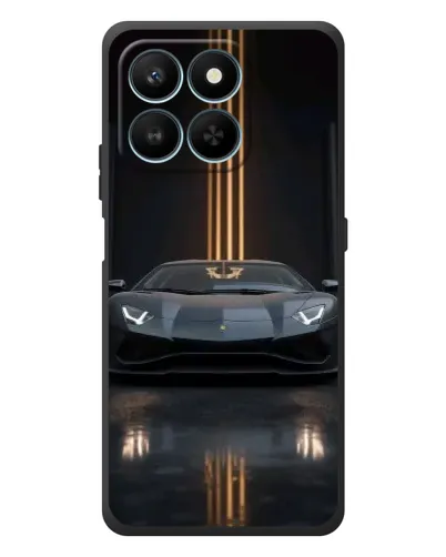 Чехол для Huawei Honor 400 Smart с картинкой «Lamborghini золотые линии» Чехол для Huawei Honor 400 Smart с картинкой «Lamborghini золотые линии»
