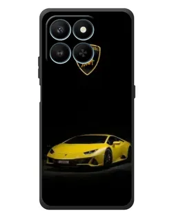 Чехол для Huawei Honor 400 Smart с картинкой «Lamborghini желтый акцент»