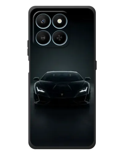 Чехол для Huawei Honor 400 Smart с картинкой «Черный Lamborghini Aventador» Чехол для Huawei Honor 400 Smart с картинкой «Черный Lamborghini Aventador»