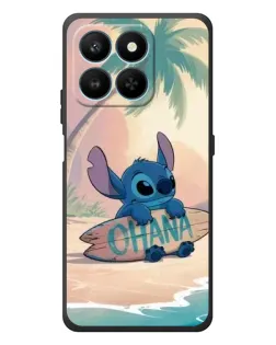 Чехол для Huawei Honor 400 Smart с картинкой «Стич на серфе»