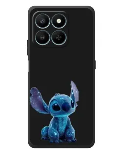 Чехол для Huawei Honor 400 Smart с картинкой «Стич на черном»