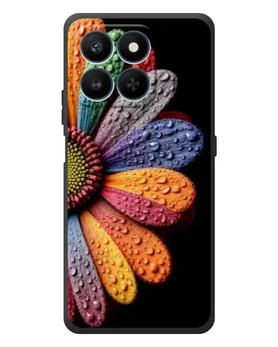 Чехол для Huawei Honor 400 Smart с картинкой «Радужный цветок»