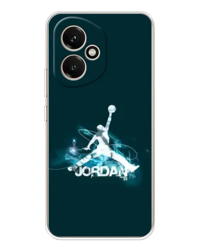 Чехол для Huawei Honor 400 с картинкой «Jordan Blue Fire» Чехол для Huawei Honor 400 с картинкой «Jordan Blue Fire»