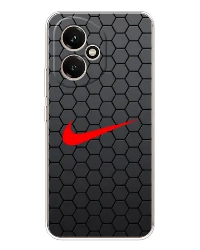 Чехол для Huawei Honor 400 с картинкой «Nike — карбоновая сетка»