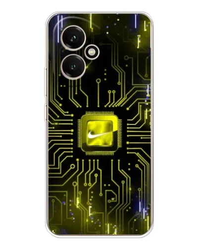 Чехол для Huawei Honor 400 с картинкой «Nike — золотая искра»