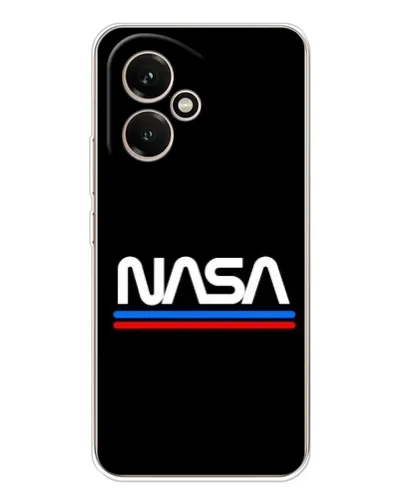 Чехол для Huawei Honor 400 с картинкой «NASA — классика Red Blue»