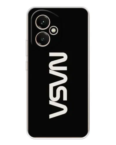 Чехол для Huawei Honor 400 с картинкой «NASA — вертикальный логотип»
